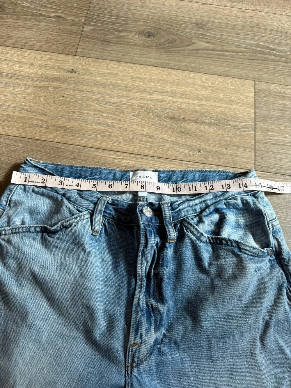 Frame Denim Wide-Leg Jeans Size 28 - Picture 9 of 9